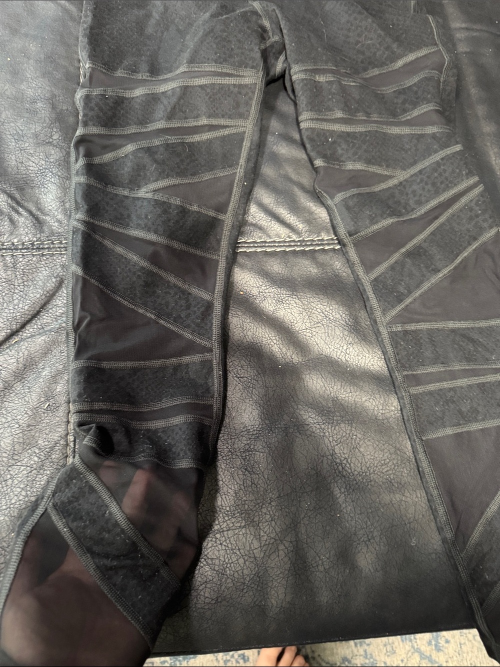 lululemon athletica Leggings bundle in Black, Purple, and zebra - Picture 8 of 9